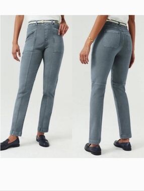 Spanx Twill Srraight Leg Pants Medium